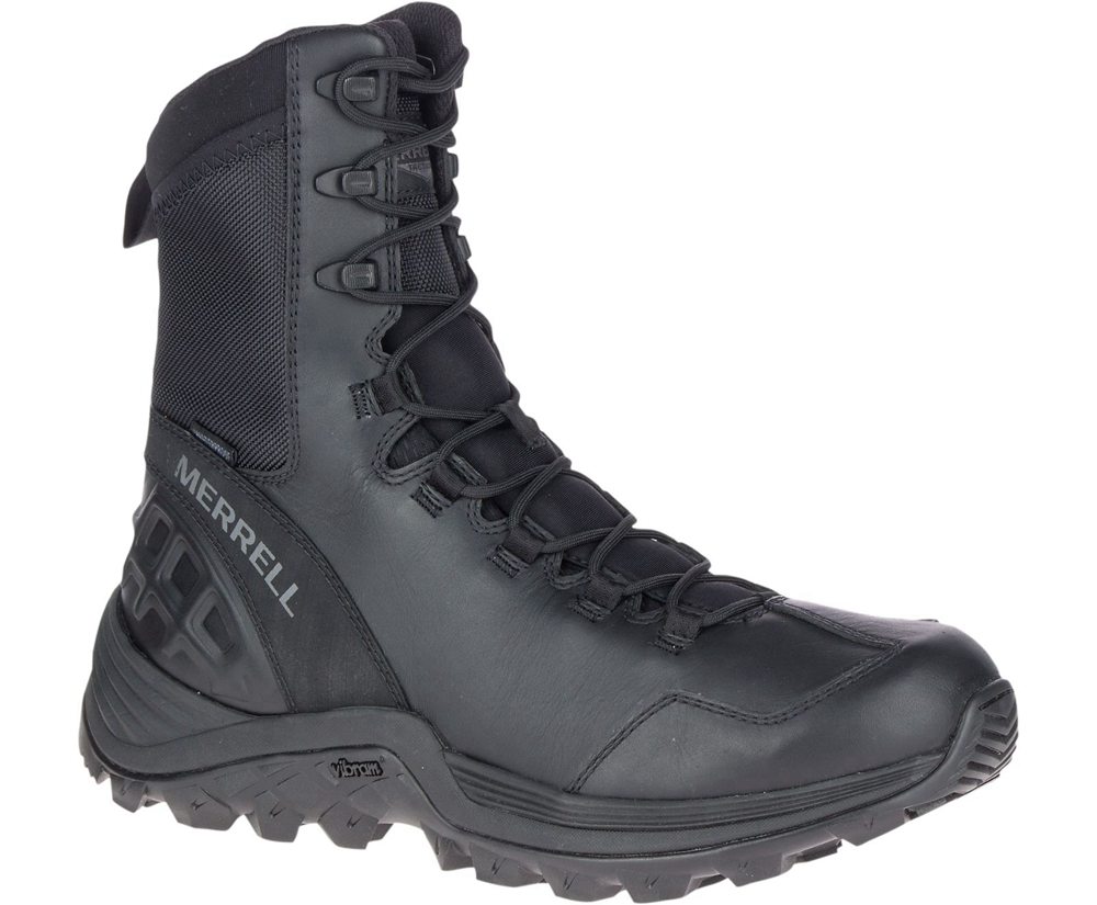 Kozaki Merrell Damskie Czarne - Rogue 8" Waterproof Tactical - 705196-PYD